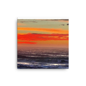 Crimson Sunrise Canvas Print