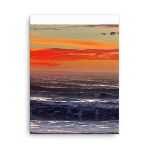 Crimson Sunrise Canvas Print